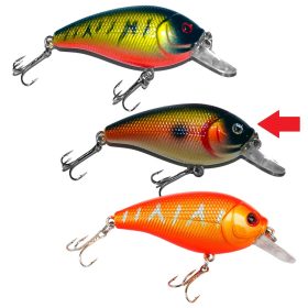 Frenetic - Wobbler Bomber 6,5cm 10g Piros-Arany-Fekete