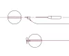 Delphin - Q-Stop Stopper / Átlátszó+Narancsszínű 7mm
