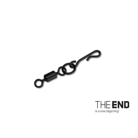   Delphin - The End Q-Cast Q Alakú Karikával Ellátott Forgókapocs / 10 db #4/20kg (-30)