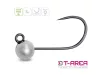 Delphin - T-AREA Barbless Tungsten Jig 6-os Ezüst 0,9g 4,6mm