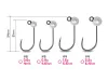 Delphin - T-AREA Barbless Tungsten Jig 6-os Ezüst 0,9g 4,6mm