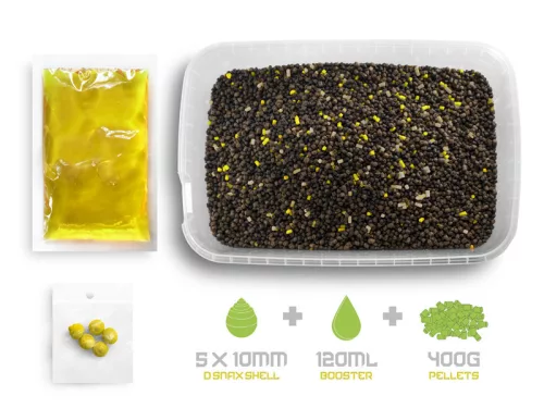 Delphin - Reaxe Pellet Box Ready&Go Kukorica-Ananász