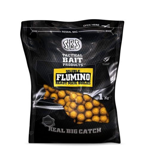 SBS - Soluble Flumino Ready-Made Boilies - Squid & Octopus 20 mm 1kg