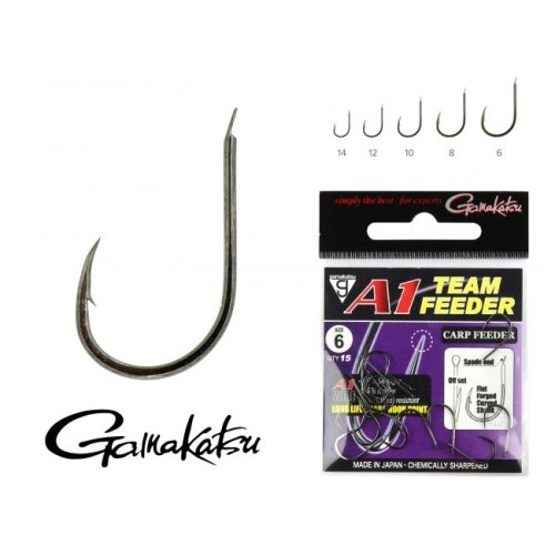 Gamakatsu - A1 Team Feeder Carp Feeder Horog 14-es 15/Cs.