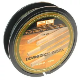   PB Products - Downforce Tungsten Coated Hooklink 20lb 10m Weed (-30)