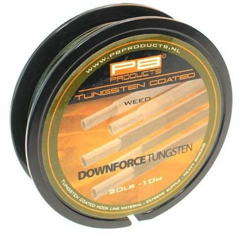 PB Products - Downforce Tungsten Coated Hooklink 20lb 10m Weed