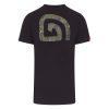 Trakker - CR Logo T-Shirt Black Camo - XL-es