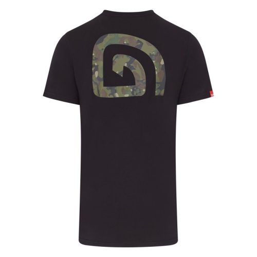 Trakker - CR Logo T-Shirt Black Camo - XXL-es