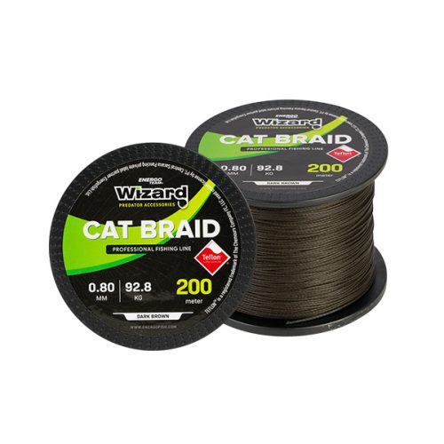 Energo Team - Wizard - Cat Braid - 0,70mm 200m Dark Brown