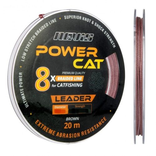 Nevis Powercat Braid Leader X8 20m 1.00mm