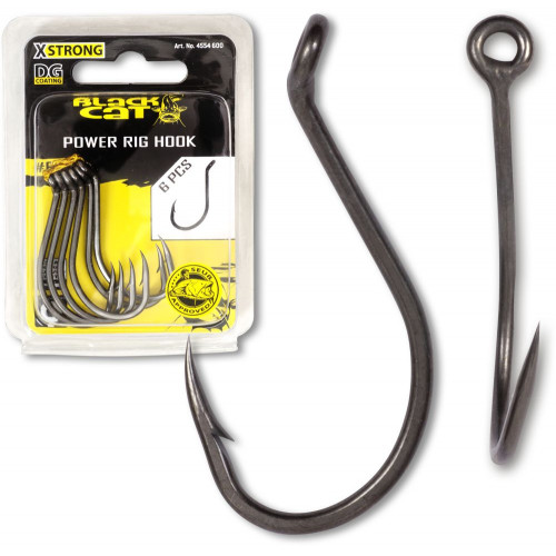 Black Cat - Power Rig Horog 5/0-ás DG Coating 6 db/cs