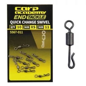   Carp Academy - Pontyozó Gyorskapocs Forgóval 11-es XS 10db/cs