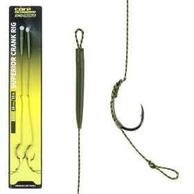   Carp Academy - CRANK Hook Rig Pontyozó Előke 6-os Méret 2db/cs