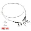 Reiva - Fluorocarbon Előke 30cm Hosszú 0,40mm Előkezsinóron 2db/cs