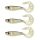 Nevis - Twister Shad Vantage 9cm Ezüst-Fekete 3db/cs