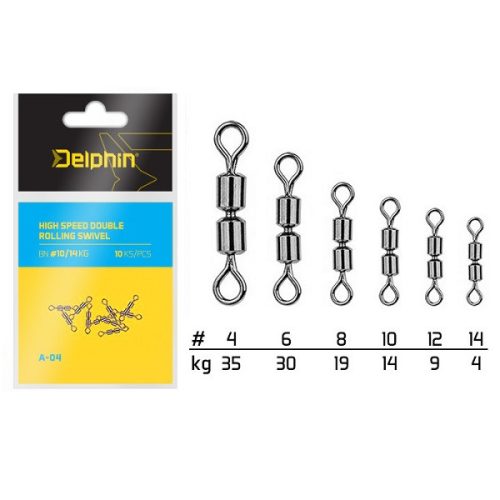 Delphin - High Speed Double Rolling Swivel Bn/6