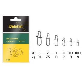 Delphin - Fastlock Snap C-01 Bn/000 10 Db/Cs (-30)