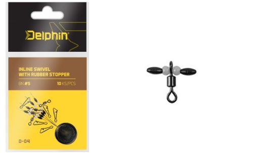 Delphin - Inline Swivel With Rubber Stopper S / 0