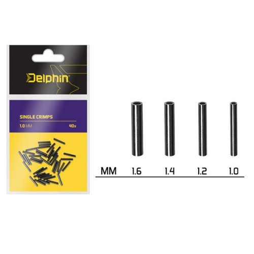 Delphin - Single Crimps 1,4mm 40db/cs