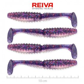 Reiva - Zander Power Shad 10cm Purple Pearl
