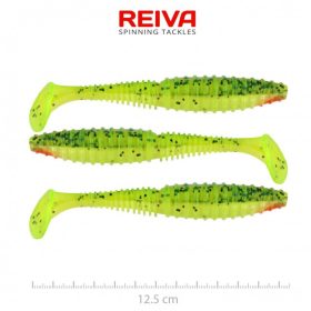Reiva - Zander Power Shad 12,5cm Zöld-Naracs Flitter