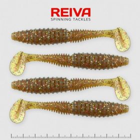 Reiva - Zander Power Shad 8cm Barna Flitter 5db/cs