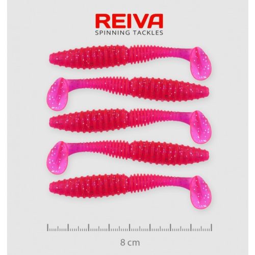 Reiva - Zander Power Shad 8cm Pink Flitter 5db/cs
