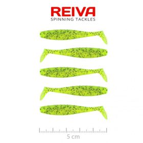 Reiva - Flat Minnow Shad 5cm Poppy Green