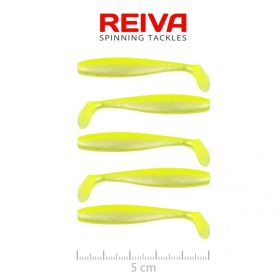 Reiva - Flat Minnow Shad 5cm Flash Lemonade