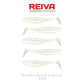 Reiva - Flat Minnow Shad 5cm Pearl White