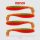 Reiva - Flat Minnow shad 10cm 4db/cs /sárga-narancs-flitter/