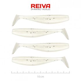 Reiva - Flat Minnow Shad 10cm Pearl Dot