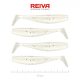 Reiva - Flat Minnow Shad 10cm Pearl Dot