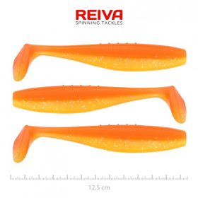 Reiva - Flat Minnow Shad 12,5cm Shiny Orange