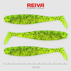 Reiva - Flat Minnow Shad 12,5cm Zöld Flitter 3db/cs