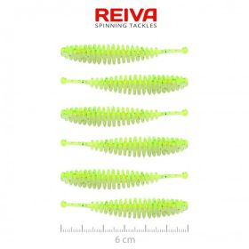 Reiva - Tiny Worm 6cm Flash Chartreuse