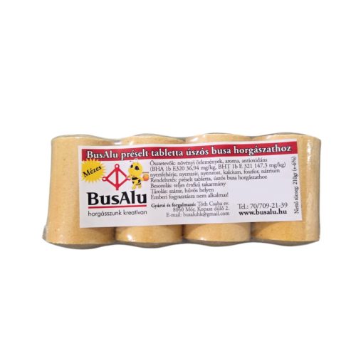 BusAlu - Plankton Tabletta Méz 210g 4db-os
