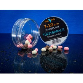   BaitBait - Fluo Method Dumbel - Wafter 7x10mm, 3 szín - Tüzes Barack 20g