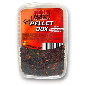   Bait Maker - Rapid Pellet Box Lazac Rák aromával 400g+150ml