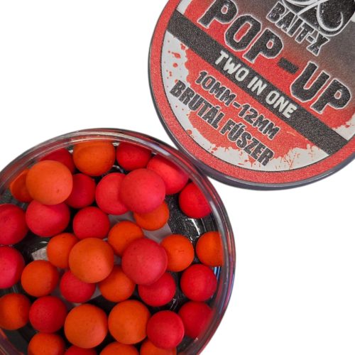 Bait-X - 2in1 PopUp 10-12mm Brutál Fűszer
