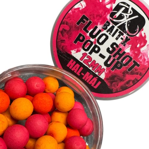 Bait-X - Fluo Shot Pop-Up 12mm Hal-Máj 30g