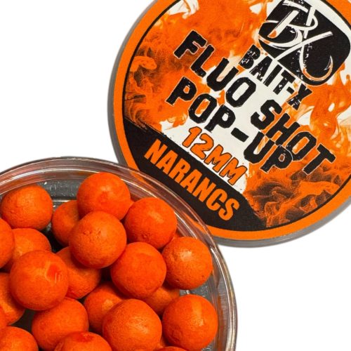 Bait-X - Fluo Shot Pop-Up 12mm Narancs 30g