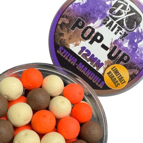 Bait-X - Pop-Up 12mm Szilva-Mandula 30g Limitált kiadás