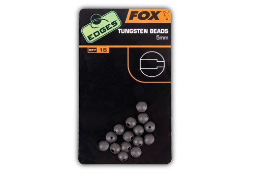Fox - Edges Tungsten Beads 5mm (-30)
