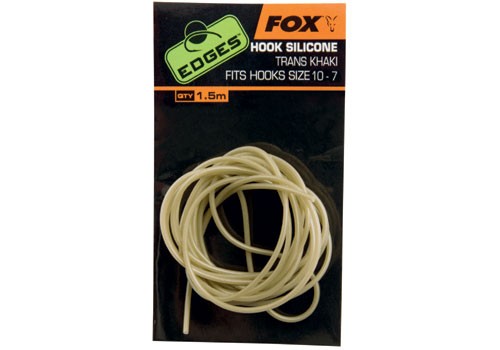 Fox - Edges Hook Silicone 10-7 Trans Khaki 1,5m (-30)