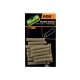Fox - Edges Silicone Sleeves 3mm 25mm Trans Khaki 15db/cs (-50)