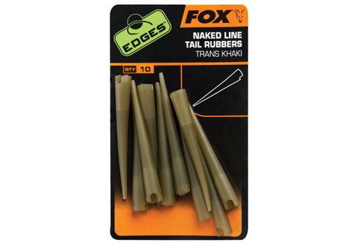 Fox - Edges Naked Line Tail Rubbers X10db/cs (-30)