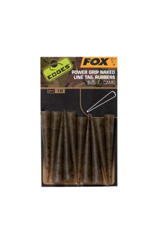 Fox - Edges Camo Power Grip Naked Tail Rubbers 7-es 10db/cs