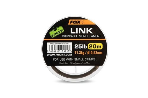 Fox - Edges Link Trans Khaki Mono 0.53mm/25lb (20m)