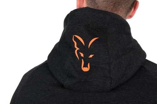 Fox - Collection LW Hoody - Black & Orange - 2XL-es